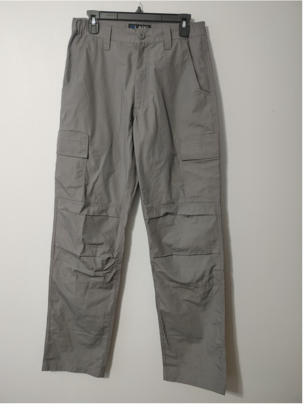 Men's LA Police Gear Cargo Pants Grey Waist 32x36